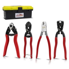 4Pcs Bolt Cutter Pliers Set, 8" Cable Cutter, 8" Bolt Cutter, 8" Wire Rope Cu...