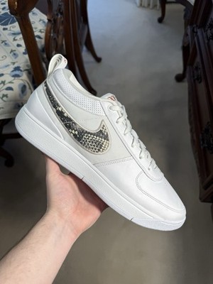 NIKE BOOK 1 RATTLESNAKE White Snakeskin FJ4249-101 Size 14 Men's
