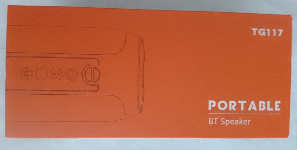 Portable Bluetooth Speaker (TG117): Black, AUX/USB, TWS Hands Free ...