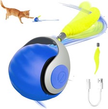 Automatic Rolling Cat Dog Toy Ball Smart Electric Motion Toy for Indoor Cats