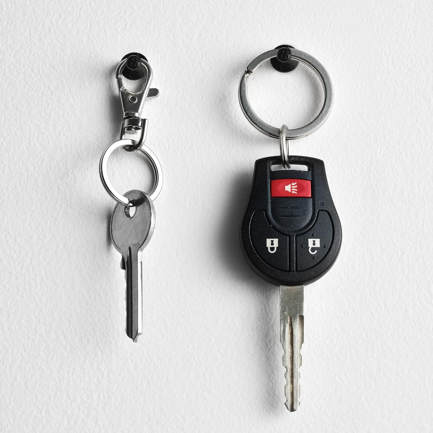 - Double Headed Picture Hanging Nails, 50 Pack, Black, Push Pins for Wall