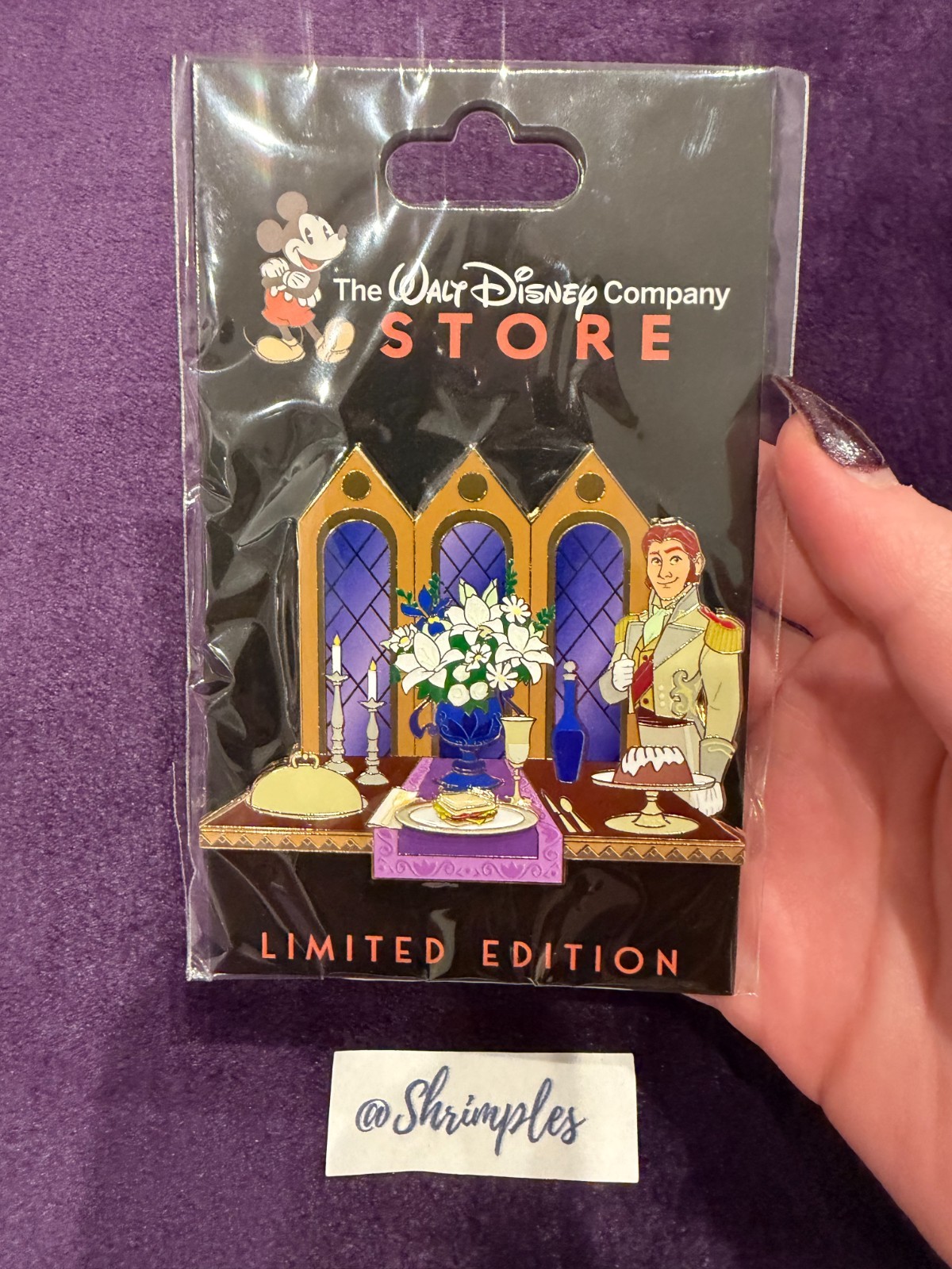DISNEY PIN HANS Frozen Table For One Villains Anna Elsa DEC WDCS LE 400 New Card