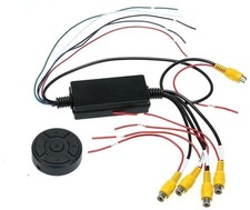 Video Switcher Intelligent Multi-Function 4-Way Car Video Switcher Converter