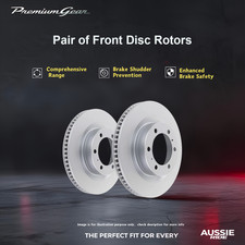 Pair Front Brake Rotors 325mm for Land Rover Range Rover Evoque L538 L551 11-20