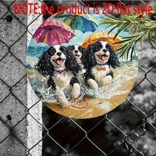 2D Flat2D Flat 1pc Aluminum Light Beige Painting Medal Decoration 20.32 20.32cm