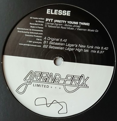 Vinyl Record - Elesse   PYT (Pretty Young Thing) Limited Edition 12'' France 2001