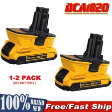 Pack 18V To 20V MAX DCA1820 Adapter Converter For DEWALT 20 Volt Li-ion Battery