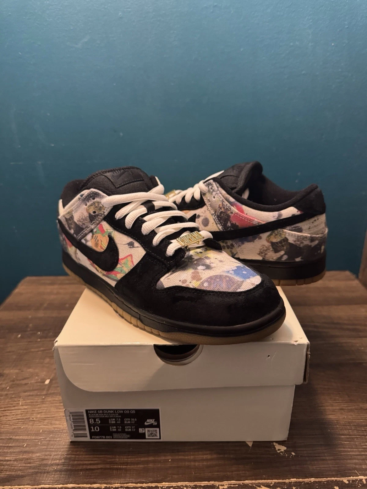 Nike Supreme Sb Rammellzee taille 8,5