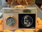 1953 Franklin Half Dollar Photo Certified Coin Institute Mint State 63 Silver