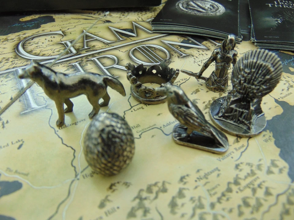 Game of Thrones Monopoly Board Game Hasbro Collector's Edition - Complete - Image 3 of 4