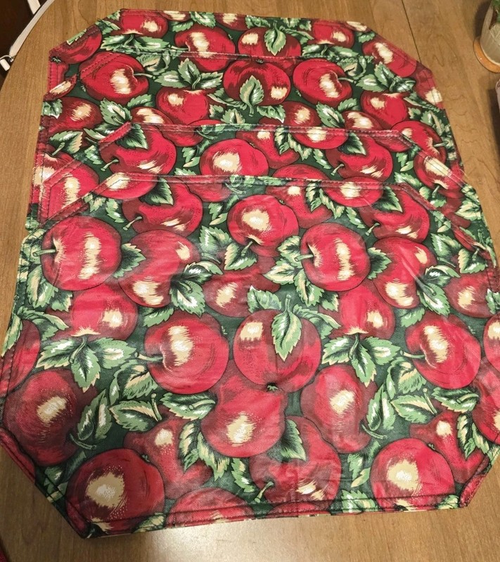 4 Corelle Coordinates Textiles by Franco Farm Fresh Placemat Reversible Vinyl