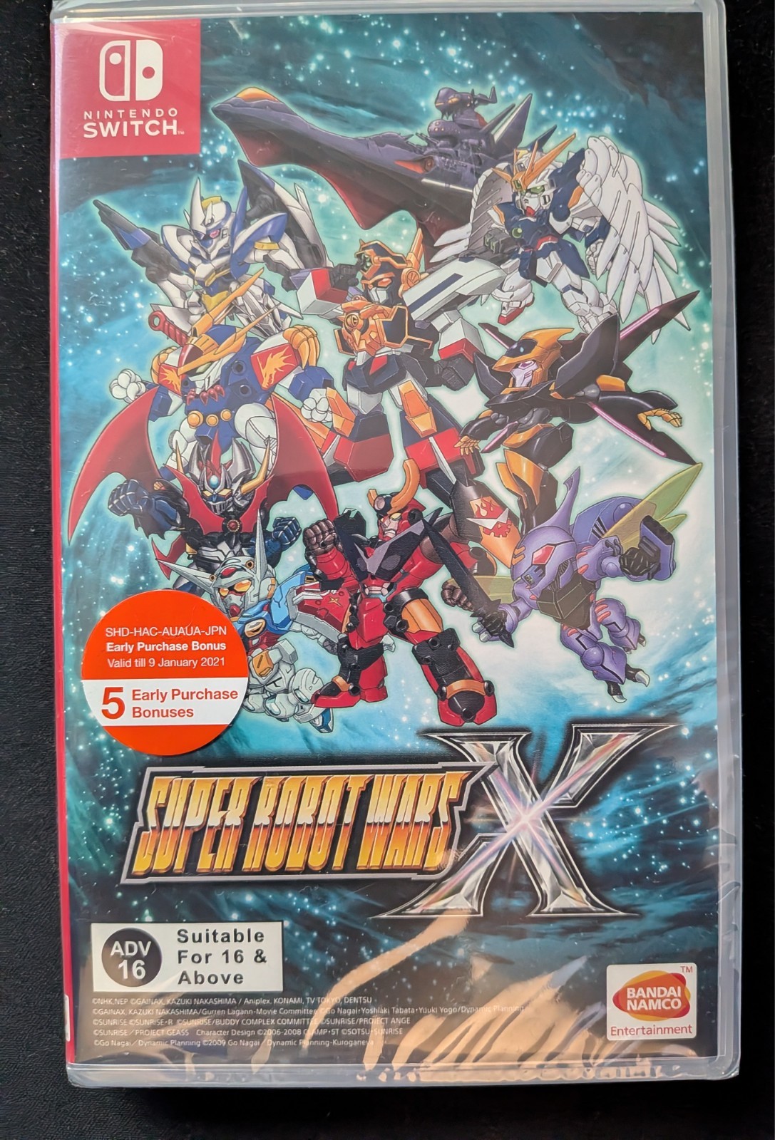 Super Robot Taisen X Switch jeu de stratégie import Asie jaquette anglais