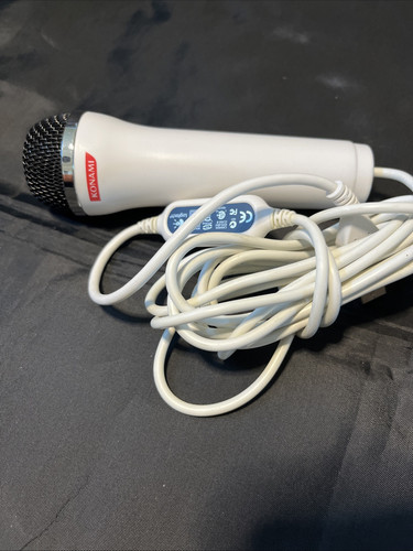 Konami Logitech USB Microphone for PS2 PS3 Wii XBox 360 White