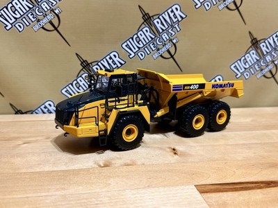 コマツKOMATSU HM400-5 アーティキュレートダンプ1/50 1:50 Komatsu HM400-5 Articulated Dump Truck First Gear Farm Toy | eBay