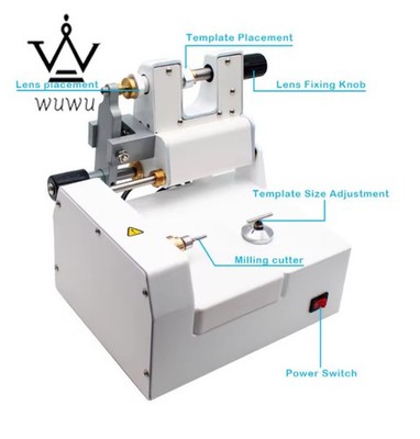 CP-4A Optical Lens Cutting Milling Machine Spectacle Lens Edging Machine j