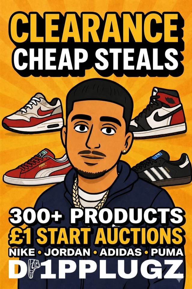 🚨 £1 SNEAKER AUCTIONS | Deadstock Nike, Jordan, Adidas, Puma & More