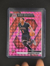 Derrick Rose 2024-25 Panini Mosaic NBA Greats Pink Mosaic 175/175 Bulls [3hk