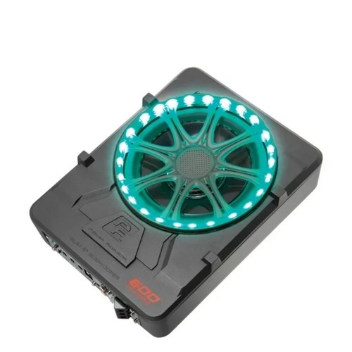 Subwoofer amplificado de 8" 600 vatios máximo LED amplificador de música estéreo para automóvil sub alimentación NUEVO - Imagen 11 de 11