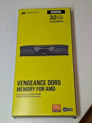 Corsair Vengeance 32GB 1x32GB DDR5 5600 CL40 AMD EXPO Intel XMP 3.0