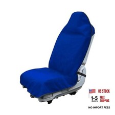 Waterproof Car Towel Seat Cover, Sweating Non-Slip Premium Blue, 1pc, Front