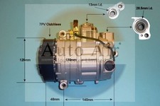AUTO AIR 14-1123P Air Compressor A/C Air Conditioning Fits Porsche Cayenne