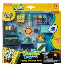 Teeny Tinies SpongeBob Squarpants Teeny Krusty Krab Mini Food Playset Dollhouse