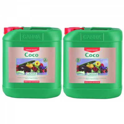 Canna Coco A+B 5L, für Wuchs & Blüte, Kokos Dünger, Kokosfaser  (4,99 EUR/l)
