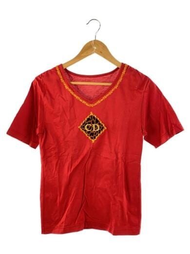 Christian Dior◆Tシャツ/--/コットン/RED Christian Dior/Short Sleeve/T-Shirt/M/Cotton/RED/Red | eBay
