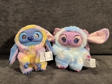 Disney Stitch Angel, Happy Haul Snow Cone Swirl Plush Clips, Lilo Stitch