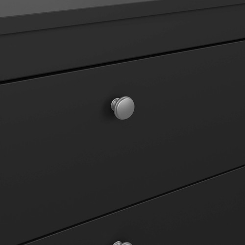 Madrid Chest 3 Drawers in Matt Black - Picture 9 of 13