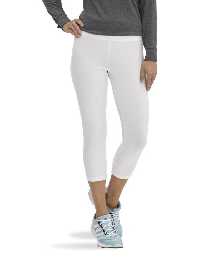 No Nonsense Cotton Capri No Show Coverage Retain Shape & Ultimate White  Color