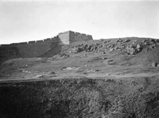 Wuhan China, view of wall from outside city OLD PHOTO