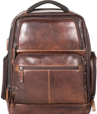 Jack Georges Voyager Tech Backpack Brown 7527 BRN