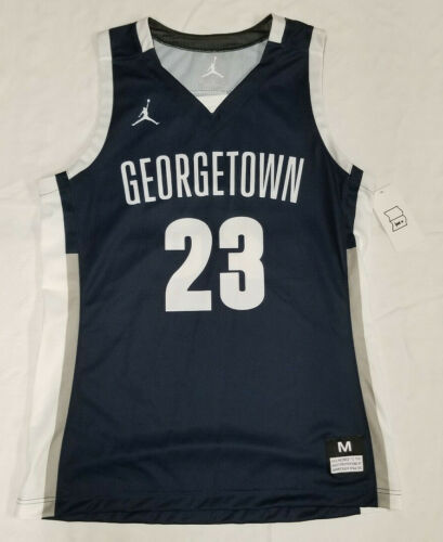 Nike Sample 2018 Georgetown Hoyas Jordan basketball jersey women sz M 928696-419 - Picture 1 of 8