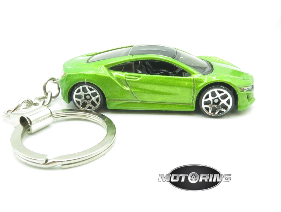 2017 '17 Acura NSX Green Car Rare Novelty Keychain 1:64 Diecast - Image 2 of 4