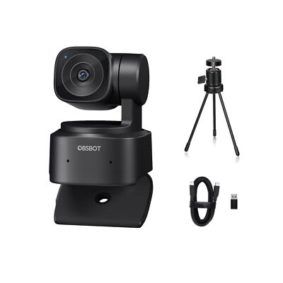 OBSBOT Tiny SE Webcam-1080P 100FPS-Extra Tripod-Video Call,HD PTZ Webcam,1/2....