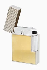 S.T. Dupont Line 2 Small Perfect Ping Lighter, Diamond Duo C18601, NIB