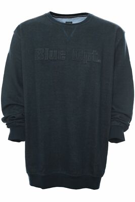 Kitaro Sweatshirt Sweat Shirt Herren Langarm Rundhals Baumwolle Plusgröße