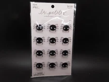 The paper studio La Petites Wiggle eye spider 3D stickers 12 pc 