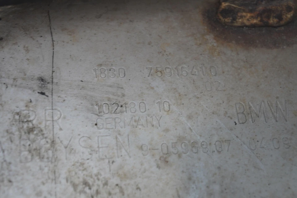 Silenciador silenciador escape trasero izquierdo tubo trasero 18307646979 bmw 760li f02 2010-15 Foto 4 de 4