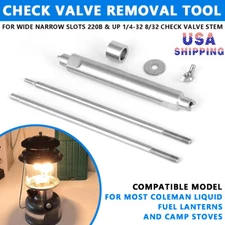 US For Most Coleman Lantern DOUBLE END Wide Narrow Slot Check Valve Removal Tool