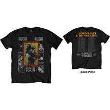 Bob Marley Unisex T-Shirt: Kaya Tour Back Print 
