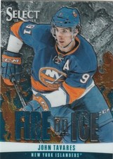 JOHN TAVARES 2013-'14 PANINI SELECT FIRE ON ICE
