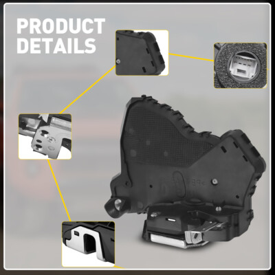 A-Premium Front Left Driver Door Latch Lock Actuator Compatible with Toyota Tacoma 2005-2015, Yaris 2007-2015, Prius 2006-2012, FJ Cruiser 2007-2014