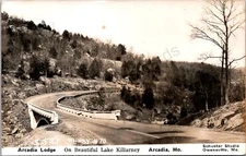 JH10/ Arcadia Missouri RPPC Postcard c30s Lodge Lake Killarney Ironton 10