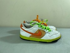 Size 6.5 - Nike Dunk Low White Orange Blaze W for sale online | eBay