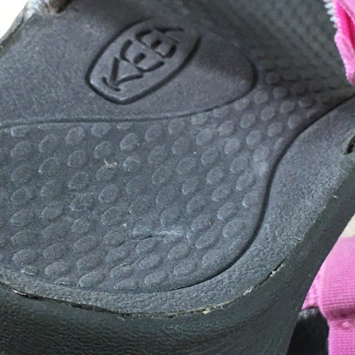 Keen Sandals Youth 11 Slingback Pink Leather Closed Toe Comfort Wedge Casual - Picture 12 of 15