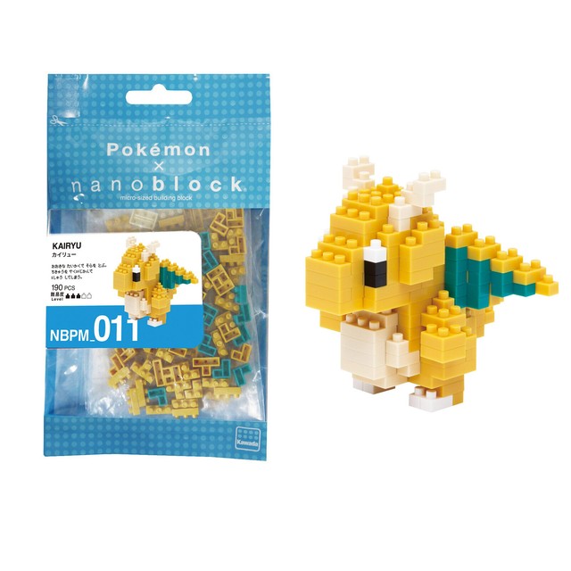 Nanoblock Pokemon Series By Kawada Dragonite Nbpm 011 For Sale Online Ebay