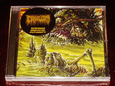 Cryptworm: Spewing Mephitic Putridity CD 2023 Pulverised Singapore ASH184CD NEW
