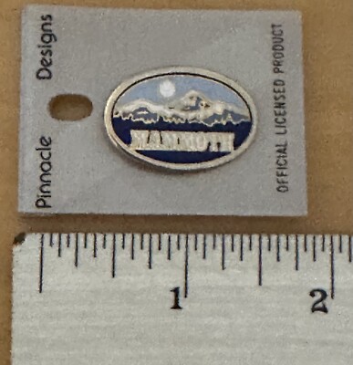 MAMMOTH Mountains Ski Lapel Hat Souvenir Pin [T]